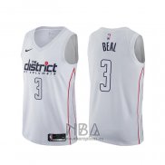 Camiseta Washington Wizards Bradley Beal NO 3 Ciudad Blanco