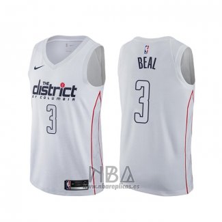 Camiseta Washington Wizards Bradley Beal NO 3 Ciudad Blanco