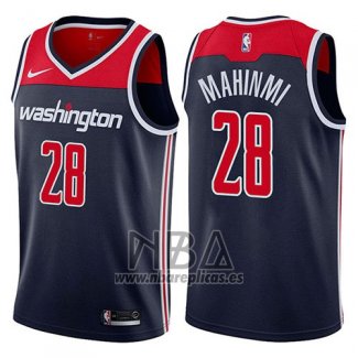 Camiseta Washington Wizards Ian Mahinmi NO 28 Statement 2017-18 Azul