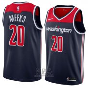 Camiseta Washington Wizards Jodie Meeks NO 20 Statement 2018 Negro