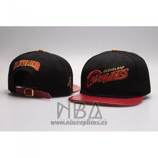 Gorra Cleveland Cavaliers Snapback Negro Rojo