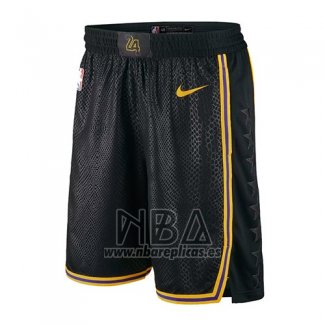 Pantalone Los Angeles Lakers Ciudad 2017-18 Negro