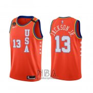 Camiseta 2020 Rising Star Jaren Jackson Jr. NO 12 USA Rojo