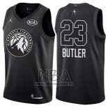 Camiseta All Star 2018 Minnesota Timberwolves Jimmy Butler NO 23 Negro