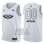 Camiseta All Star 2018 New Orleans Pelicans Nike Personalizada Blanco