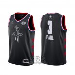 Camiseta All Star 2019 Houston Rockets Chris Paul NO 3 Negro