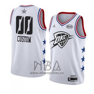 Camiseta All Star 2019 Oklahoma City Thunder Personalizada Blanco