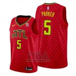 Camiseta Atlanta Hawks Jabari Parker NO 5 Statement Rojo