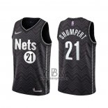 Camiseta Brooklyn Nets Iman Shumpert NO 21 Earned 2020-21 Negro