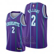 Camiseta Charlotte Hornets Marvin Williams NO 2 Classic 2019-20 Violeta