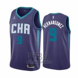 Camiseta Charlotte Hornets Willy Hernangomez NO 9 Statement Edition Violeta