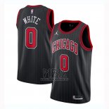 Camiseta Chicago Bulls Coby White NO 0 Statement 2020-21 Negro