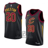 Camiseta Cleveland Cavaliers Billy Preston NO 20 Statement 2018 Negro