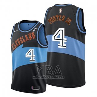 Camiseta Cleveland Cavaliers Kevin Porter Jr. NO 4 Association 2019-20 Blanco