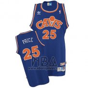 Camiseta Cleveland Cavaliers Mark Price NO 25 Retro 2008 Azul