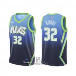 Camiseta Dallas Mavericks Trey Burke NO 32 Ciudad 2020 Azul