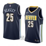 Camiseta Denver Nuggets Malik Beasley NO 25 Icon 2018 Azul