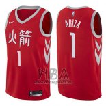 Camiseta Houston Rockets Trevor Ariza NO 1 Ciudad 2017-18 Rojo