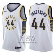 Camiseta Indiana Pacers Bojan Bogdanovic NO 44 Association 2017-18 Blanco