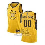 Camiseta Indiana Pacers Personalizada Statement 2017-18 Amarillo