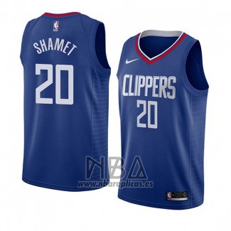 Camiseta Los Angeles Clippers Landry Shamet NO 20 Icon 2018 Azul