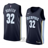 Camiseta Memphis Grizzlies Vincent Hunter NO 32 Icon 2018 Azul