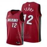 Camiseta Miami Heat Emanuel Terry NO 12 Statement Rojo