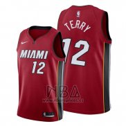 Camiseta Miami Heat Emanuel Terry NO 12 Statement Rojo