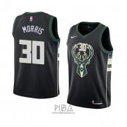 Camiseta Milwaukee Bucks Jaylen Morris NO 30 Statement 2018 Negro