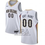 Camiseta New Orleans Pelicans Personalizada 2017-18 Blanco