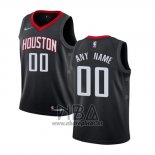 Camiseta Nino Houston Rockets Personalizada 2017-18 Negro