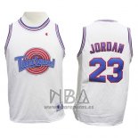 Camiseta Nino Tune Squad Michael Jordan NO 23 Blanco