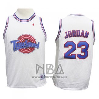 Camiseta Nino Tune Squad Michael Jordan NO 23 Blanco