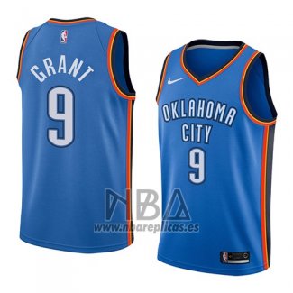 Camiseta Oklahoma City Thunder Jerami Grant NO 9 Icon 2018 Azul