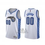 Camiseta Orlando Magic Aaron Gordon NO 00 Earned 2020-21 Blanco