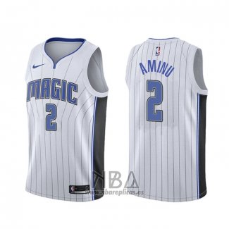 Camiseta Orlando Magic Al-Farouq Aminu NO 2 Association 2019-20 Blanco