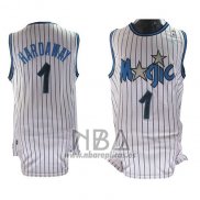 Camiseta Orlando Magic Anfernee Hardaway NO 1 Retro Blanco