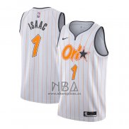 Camiseta Orlando Magic Jonathan Isaac NO 1 Ciudad 2020-21 Blanco