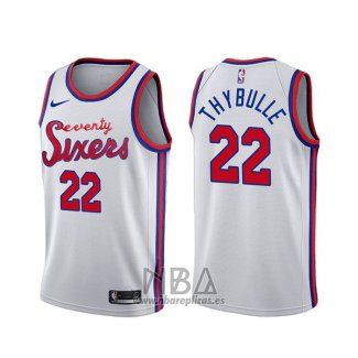 Camiseta Philadelphia 76ers Matisse Thybulle NO 22 Classic 2019-20 Blanco