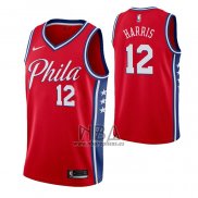 Camiseta Philadelphia 76ers Tobias Harris NO 12 Statement 2020 Rojo