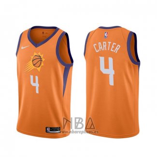 Camiseta Phoenix Suns Jevon Carter NO 4 Statement 2019-20 Naranja