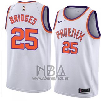 Camiseta Phoenix Suns Mikal Bridges NO 25 Classic 2018 Blanco