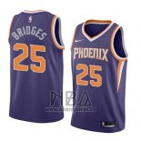 Camiseta Phoenix Suns Mikal Bridges NO 25 Icon 2018 Violeta