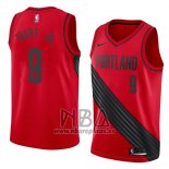 Camiseta Portland Trail Blazers Gary Trent Jr. NO 9 Statement 2018 Rojo