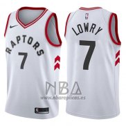 Camiseta Toronto Raptors Kyle Lowry NO 7 2017-18 Blanco