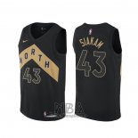 Camiseta Toronto Raptors Pascal Siakam NO 43 Ciudad Negro