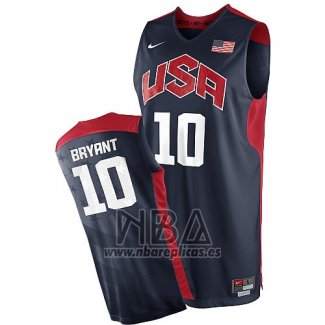 Camiseta USA 2012 Kobe Bryant NO 10 Negro