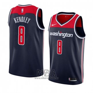 Camiseta Washington Wizards Tiwian Kendley NO 8 Statement 2018 Negro