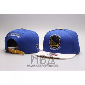 Gorra Golden State Warriors Snapback Blanco Azul