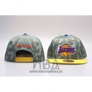 Gorra Los Angeles Lakers Snapback Verde Amarillo